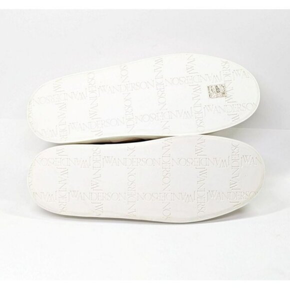 JW Anderson Men\'s Slip-Ons Natural Canvas Sneakers Size 44 (MSRP $595)